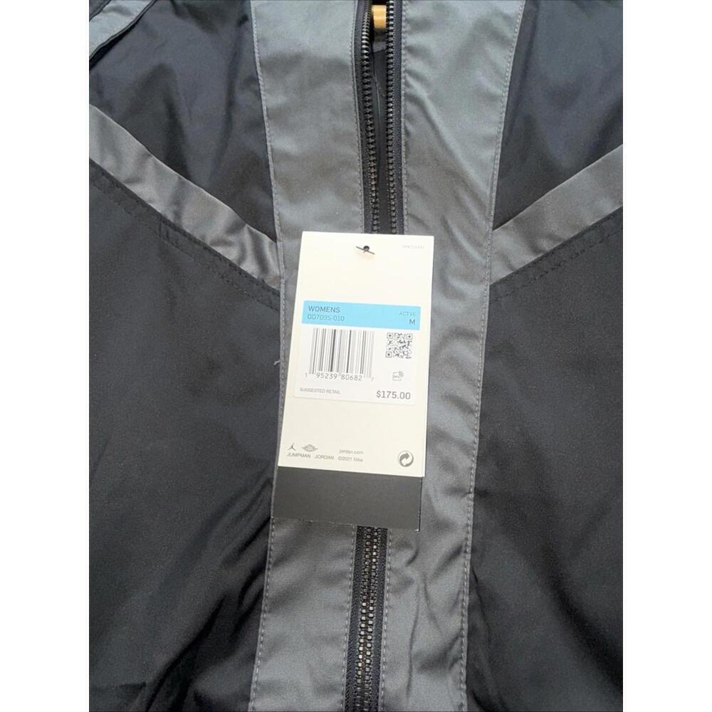 Nike Jordan Women's Color Block Next Utility Capsule Jacket (Medium, Gray/Black) - Picture 6 of 9